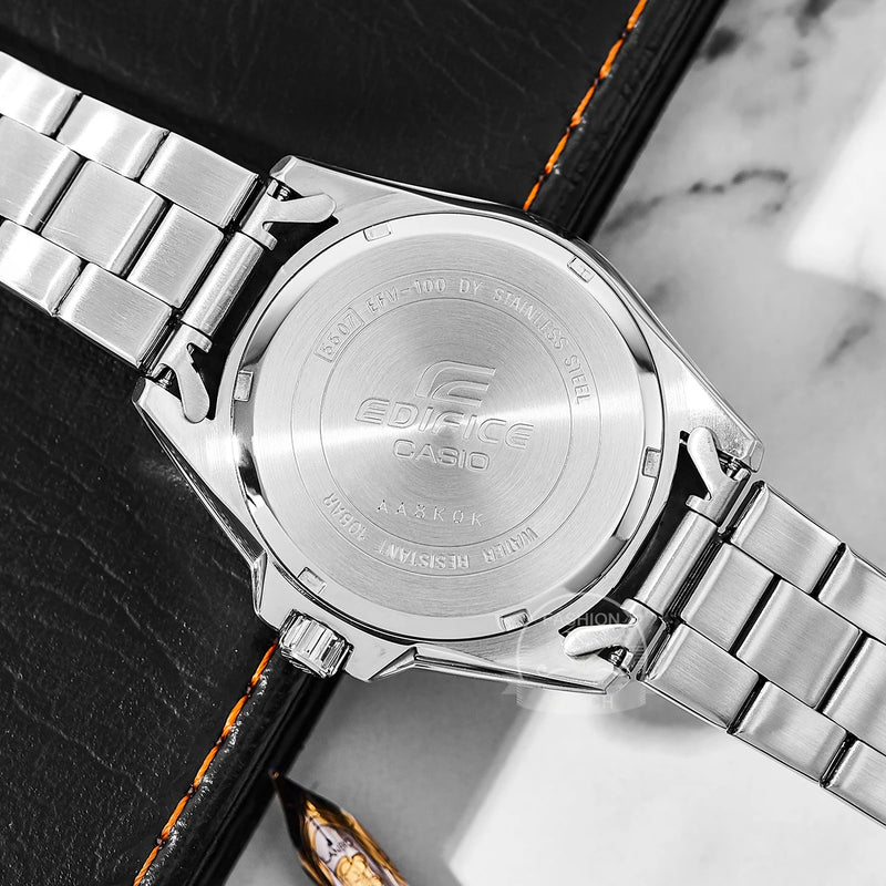 Casio Edifice EFV-100D-1A – O Clássico que Nunca Sai de Moda