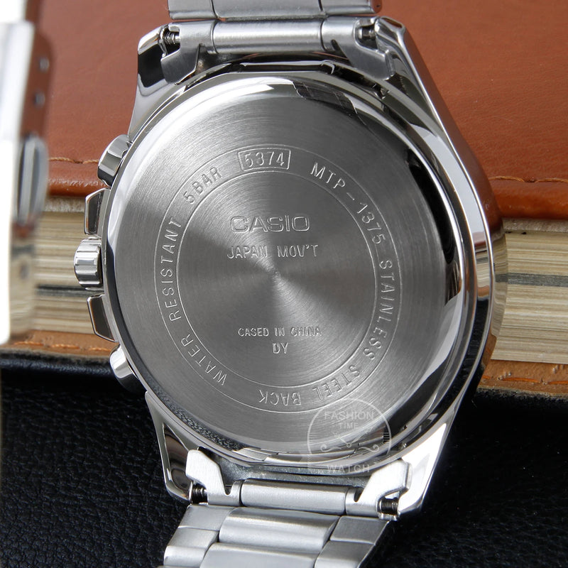 Casio Masculino – Luxo, resistência 50m e precisão no pulso. ⏱️🔥