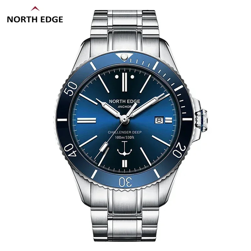NORTH EDGE ANCHOR – Relógio Mecânico a Prova D'água