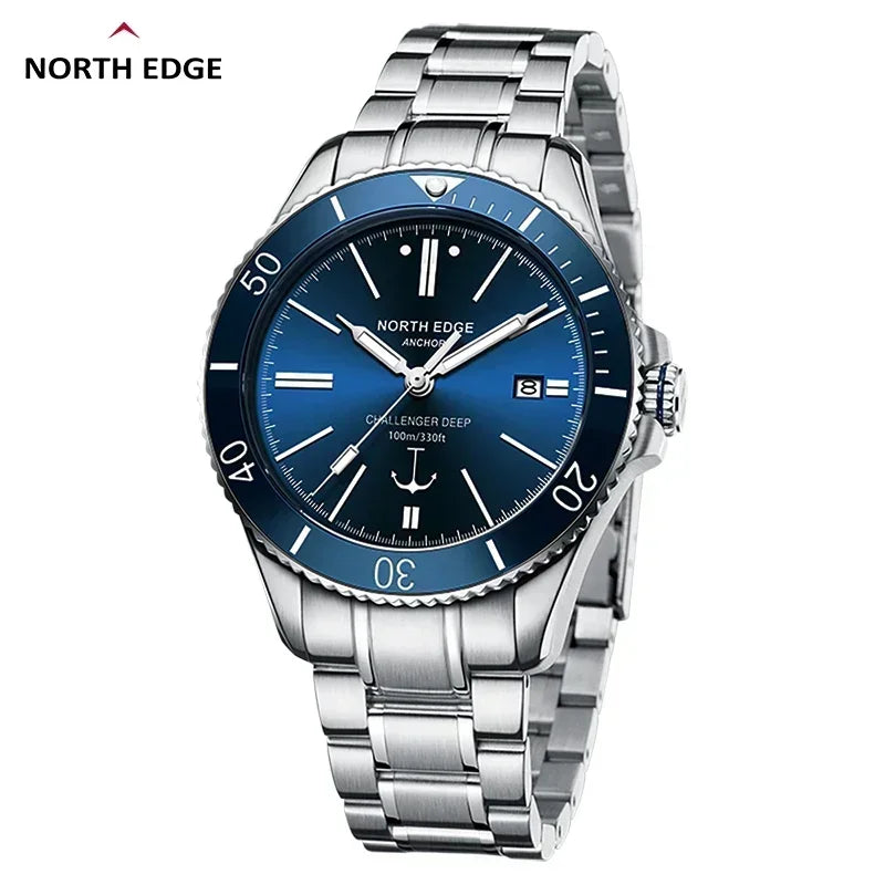 NORTH EDGE ANCHOR – Relógio Mecânico a Prova D'água