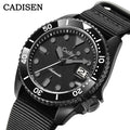 CADISEN – Relógio Automático Masculino NH35, 200m, Vidro Safira;