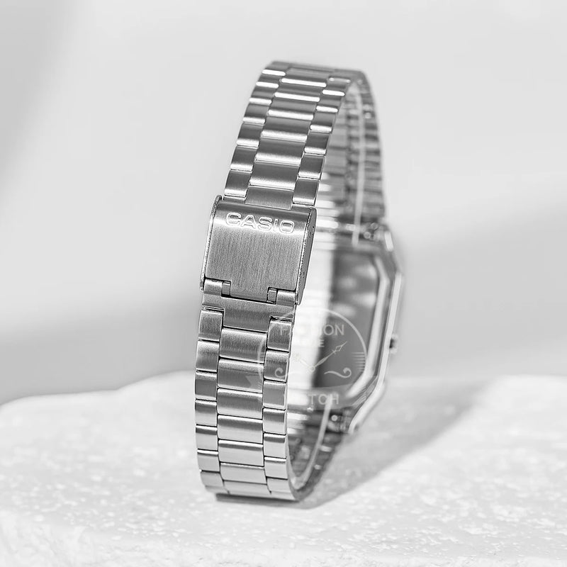 Relógio Casio Masculino AQ-230A – Estilo Retrô, Duplo Display e Resistência à Água