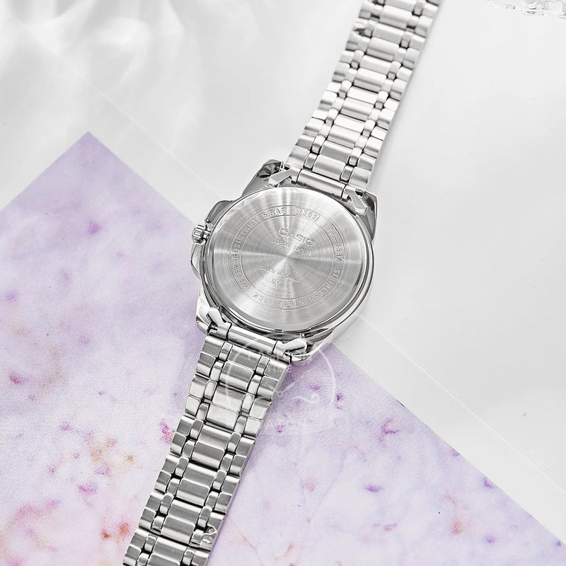 ✨ Casio Feminino LTP-1314D Elegância, precisão e resistência à água em um só relógio. 💎