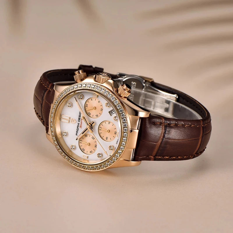 Relógio Feminino de Luxo PAGANI DESIGN — Elegância, Precisão e Sofisticação em Cada Detalhe