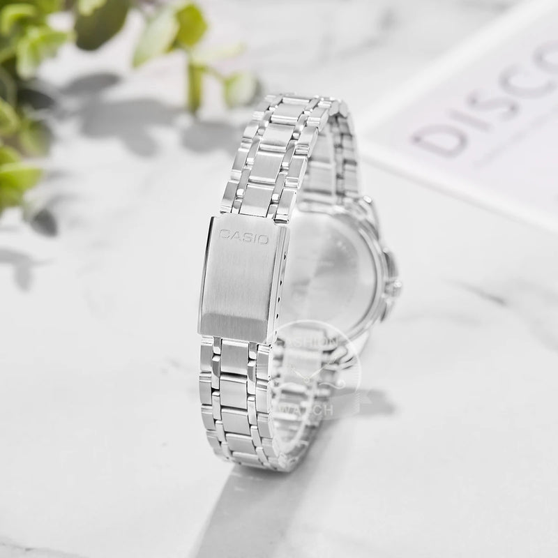 ✨ Casio Feminino LTP-1314D Elegância, precisão e resistência à água em um só relógio. 💎