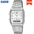 Relógio Casio Masculino AQ-230A – Estilo Retrô, Duplo Display e Resistência à Água