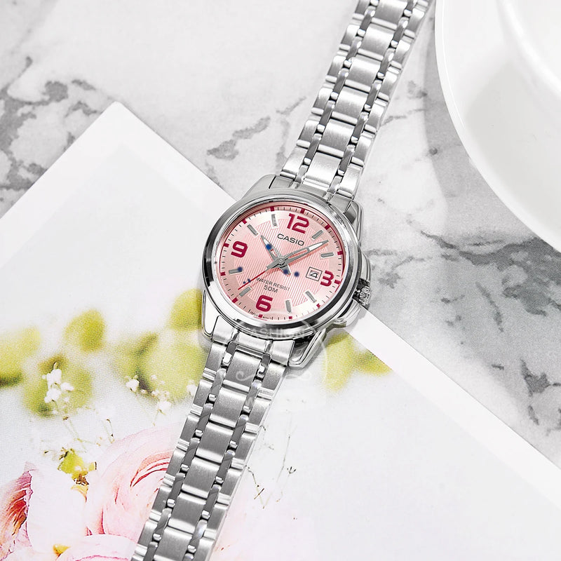 ✨ Casio Feminino LTP-1314D Elegância, precisão e resistência à água em um só relógio. 💎