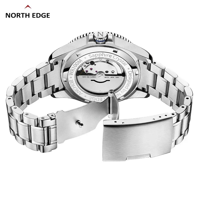 NORTH EDGE ANCHOR – Relógio Mecânico a Prova D'água