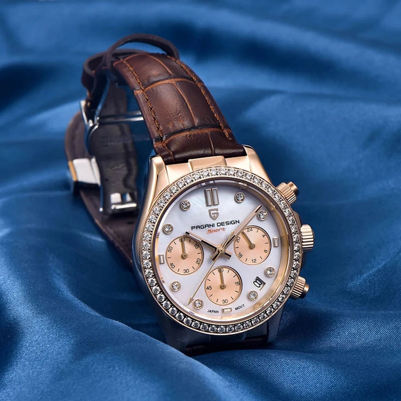 Relógio Feminino de Luxo PAGANI DESIGN — Elegância, Precisão e Sofisticação em Cada Detalhe