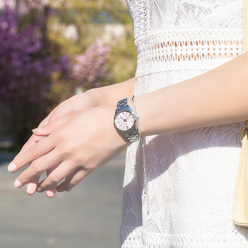 ✨ Casio Feminino LTP-V005D – Relógio Quartzo em Aço Inoxidável, Estilo e Precisão