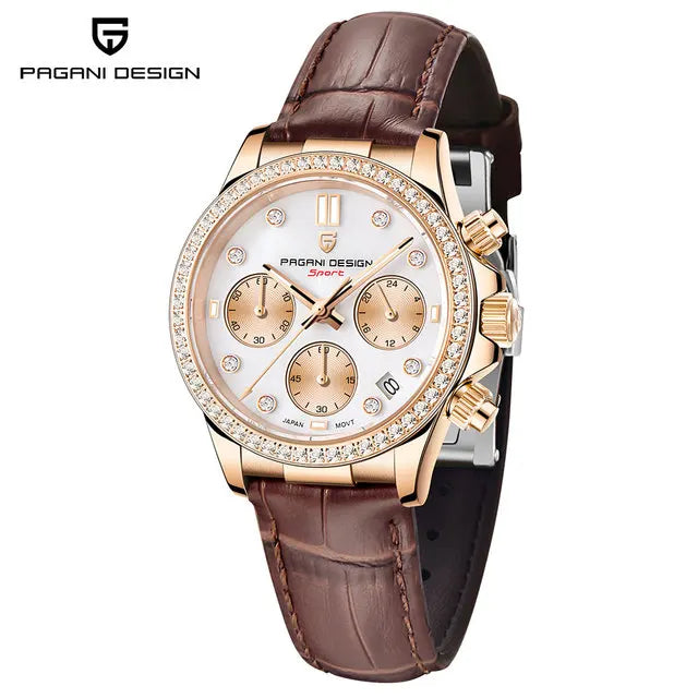 Relógio Feminino de Luxo PAGANI DESIGN — Elegância, Precisão e Sofisticação em Cada Detalhe