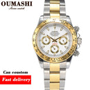 OUMASHI Movimento a Quartz com Vidro de Safira