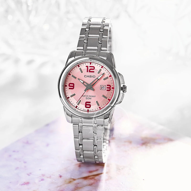 ✨ Casio Feminino LTP-1314D Elegância, precisão e resistência à água em um só relógio. 💎