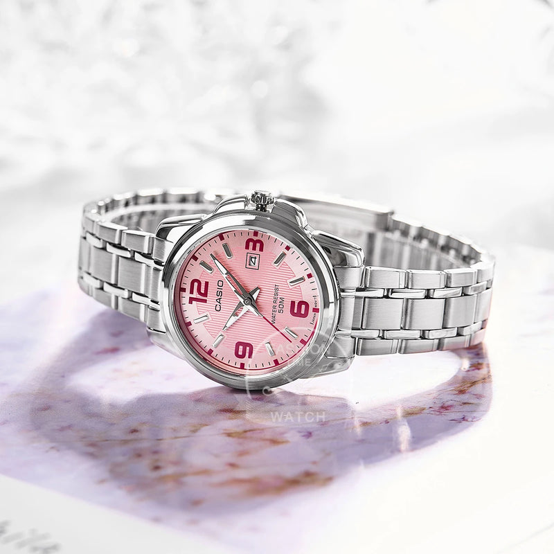 ✨ Casio Feminino LTP-1314D Elegância, precisão e resistência à água em um só relógio. 💎